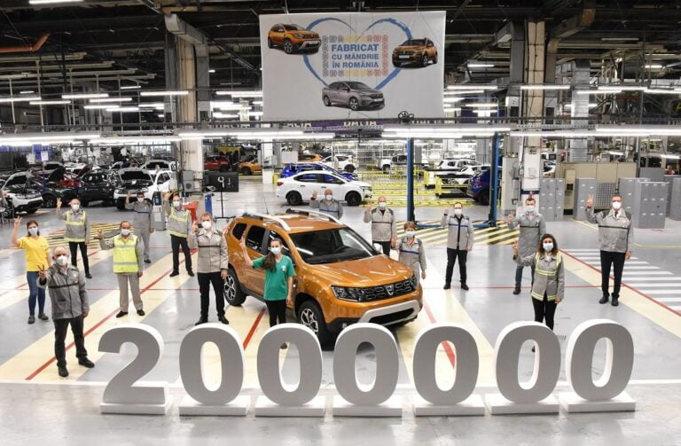 Dacia car plant Romania