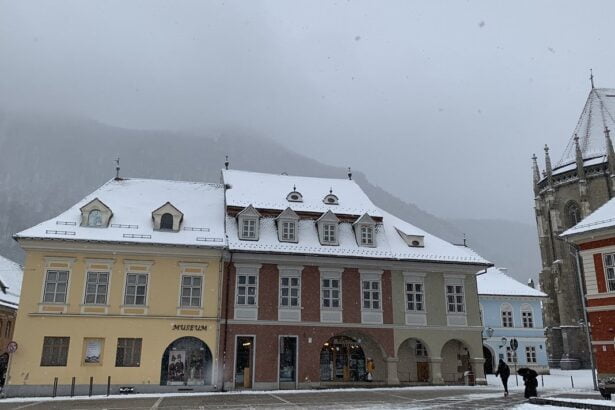 Snow in Brasov