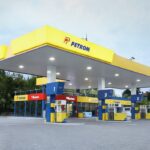 Petrom Gas Station in Romania
