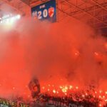 Steaua Bucharest ultras against Dinamo