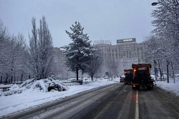 Snow in Bucharest