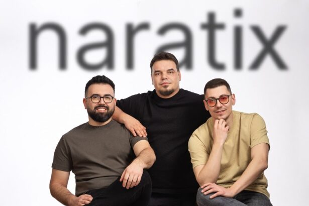 Cristian Orasanu, Ionut Avram si Marius Drenea, co-fondatori Naratix