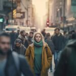 People on street Blonde