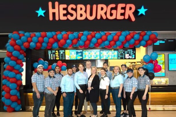 First Hesburger restaurant in Romania