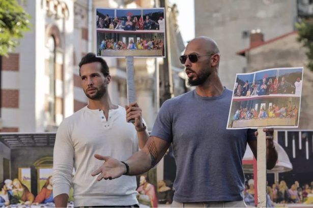Tate brothers protesting Olympic Games