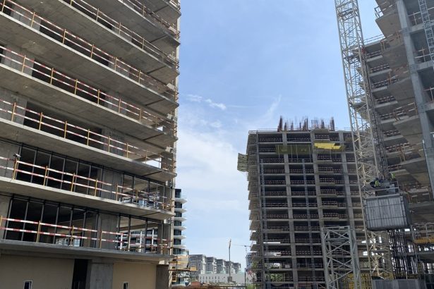 New flats under construction in Bucharest