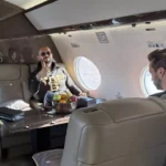Tate brothers on a private plane
