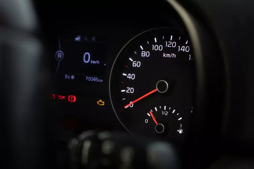 clocked car odometer
