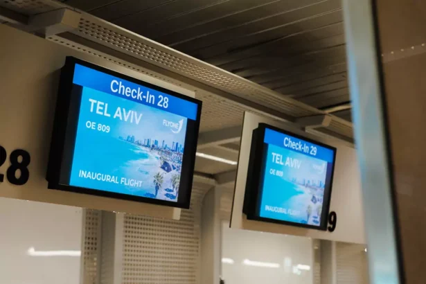 First FLYONE flight from Bucharest