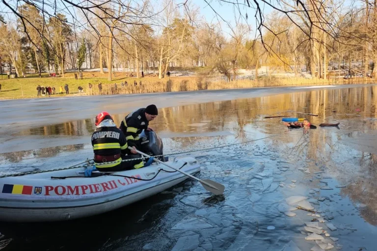 Nepali worker saves child frozen lake Craiova